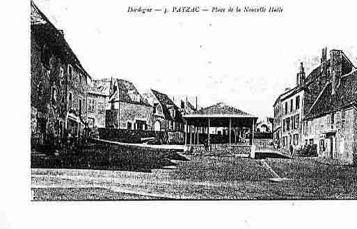 Ville de PAYZAC Carte postale ancienne