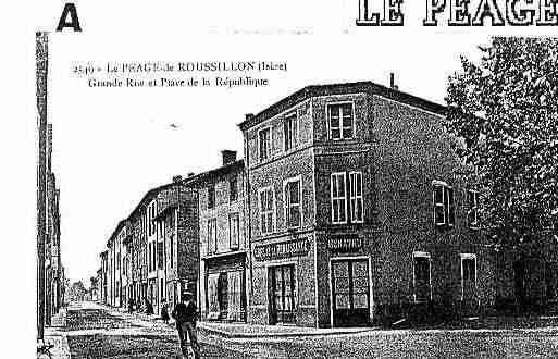 Ville de PEAGEDEROUSSILLON(LE) Carte postale ancienne