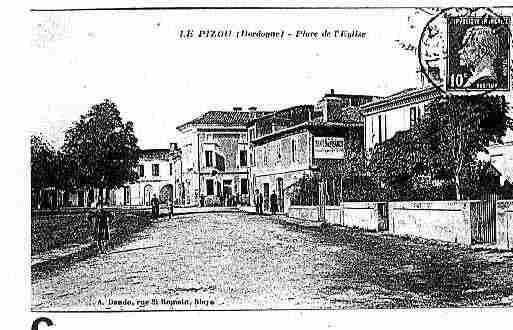 Ville de PIZOU(LE) Carte postale ancienne