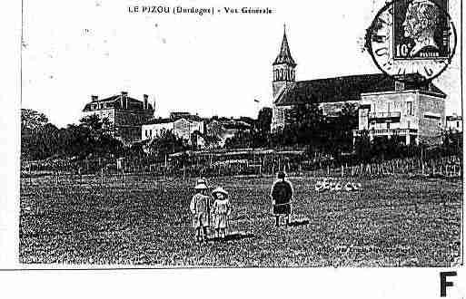 Ville de PIZOU(LE) Carte postale ancienne