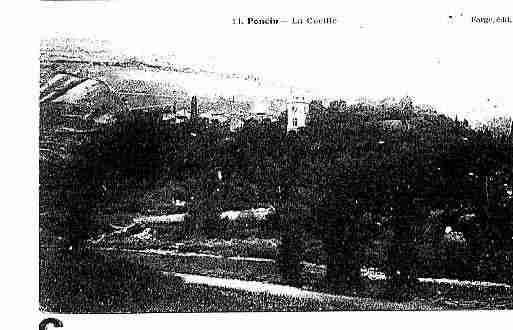 Ville de PONCIN Carte postale ancienne