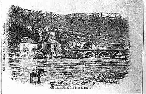 Ville de PONTDEROIDE Carte postale ancienne