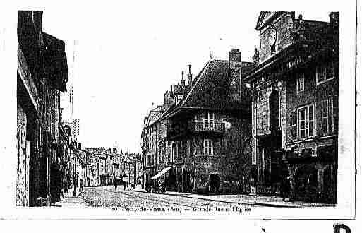 Ville de PONTDEVAUX Carte postale ancienne