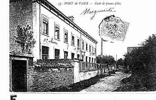 Ville de PONTDEVAUX Carte postale ancienne