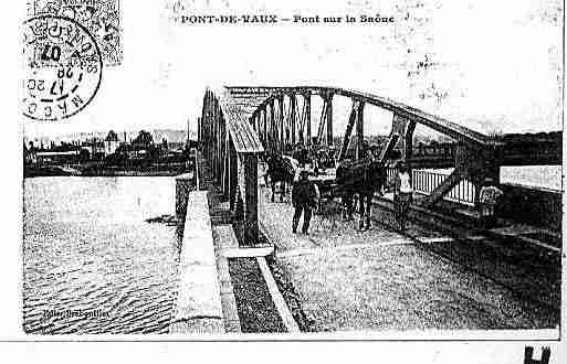 Ville de PONTDEVAUX Carte postale ancienne