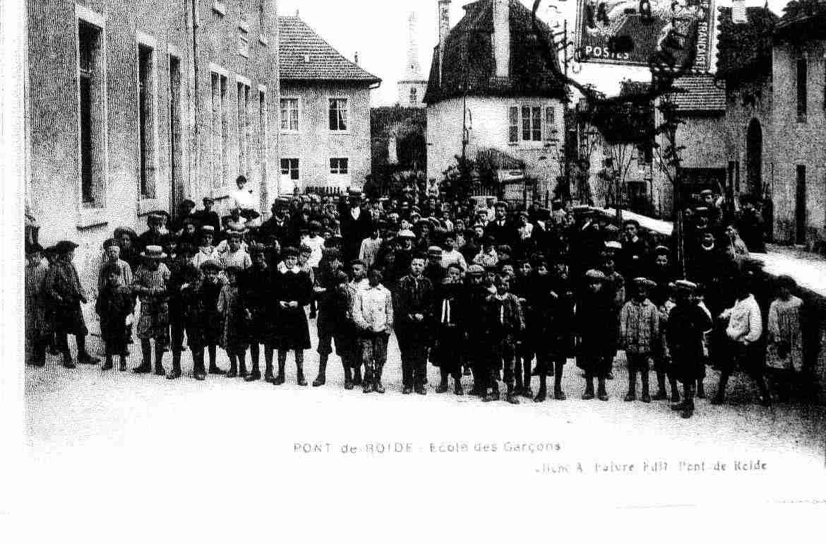 Ville de PONTLESMOULINS Carte postale ancienne