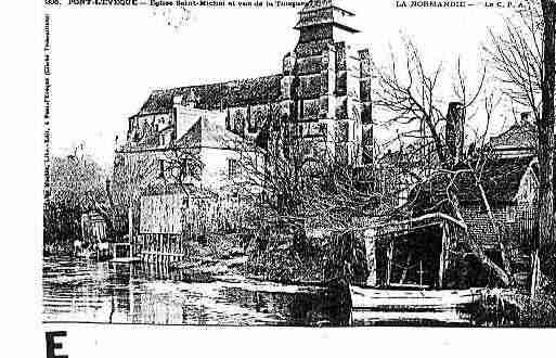 Ville de PONTL\'EVEQUE Carte postale ancienne