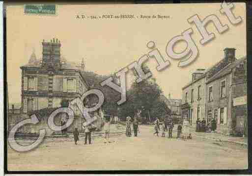 Ville de PORTENBESSINHUPPAIN Carte postale ancienne