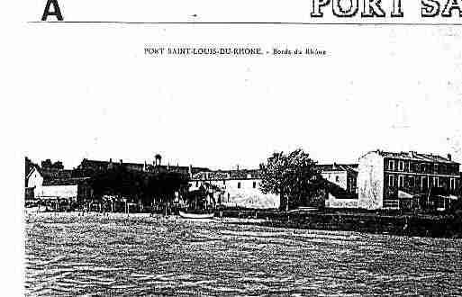 Ville de PORTSAINTLOUISDURHONE Carte postale ancienne