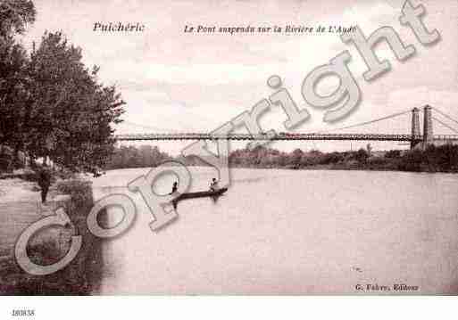 Ville de PUICHERIC Carte postale ancienne