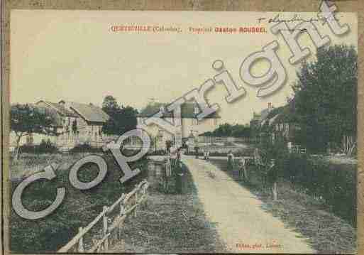 Ville de QUETIEVILLE Carte postale ancienne