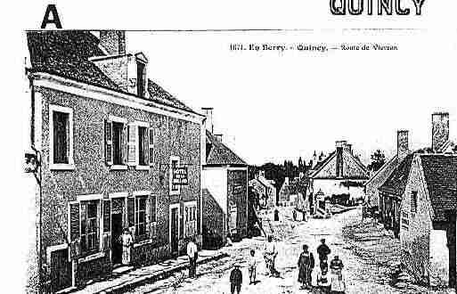 Ville de QUINCY Carte postale ancienne