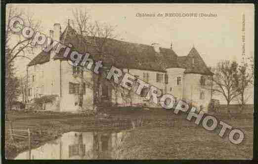 Ville de RECOLOGNE Carte postale ancienne