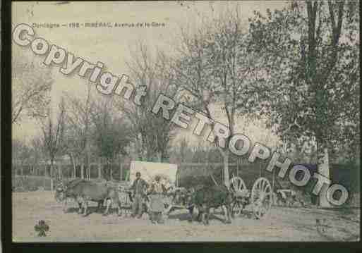 Ville de RIBERAC Carte postale ancienne