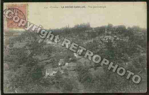 Ville de ROCHECANILLAC(la) Carte postale ancienne