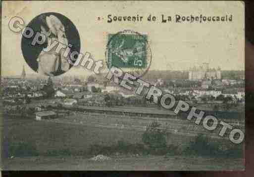 Ville de ROCHEFOUCAULD(LA) Carte postale ancienne