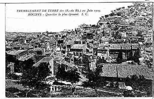 Ville de ROGNES Carte postale ancienne