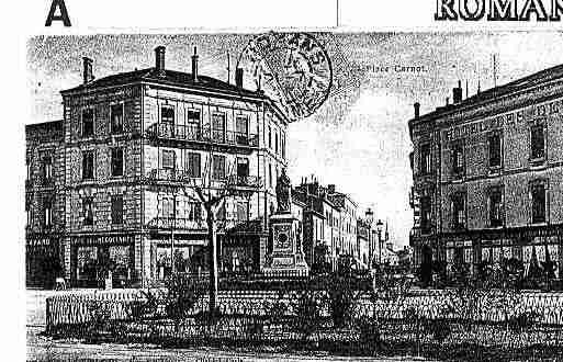 Ville de ROMANSSURISERE Carte postale ancienne