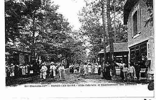 Ville de RONCELESBAINS Carte postale ancienne