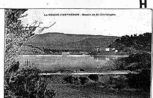 Ville de ROQUED\'ANTHERON(LA) Carte postale ancienne