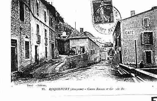 Ville de ROQUEFORTSURSOULZON Carte postale ancienne