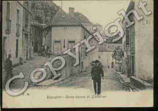 Ville de ROQUEFORTSURSOULZON Carte postale ancienne