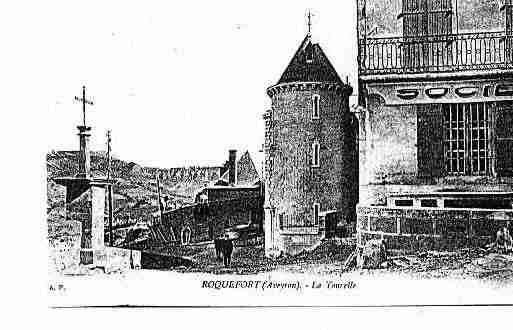 Ville de ROQUEFORTSURSOULZON Carte postale ancienne