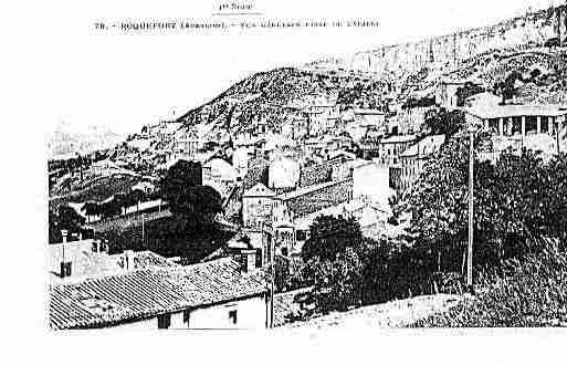 Ville de ROQUEFORTSURSOULZON Carte postale ancienne