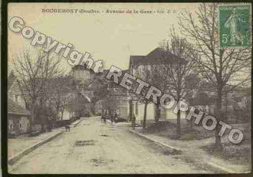 Ville de ROUGEMONT Carte postale ancienne