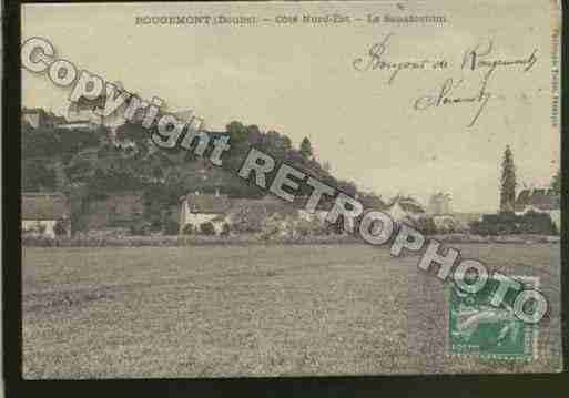 Ville de ROUGEMONT Carte postale ancienne