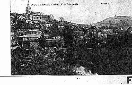 Ville de ROUGEMONT Carte postale ancienne