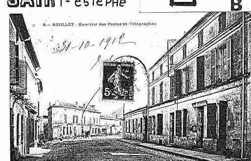 Ville de ROULLETSAINTESTEPHE Carte postale ancienne