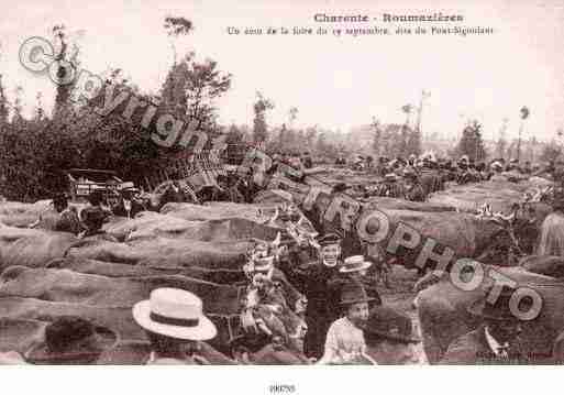 Ville de ROUMAZIERESLOUBERT Carte postale ancienne