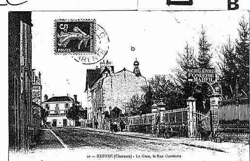 Ville de RUFFEC Carte postale ancienne