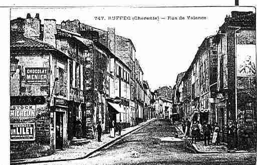 Ville de RUFFEC Carte postale ancienne