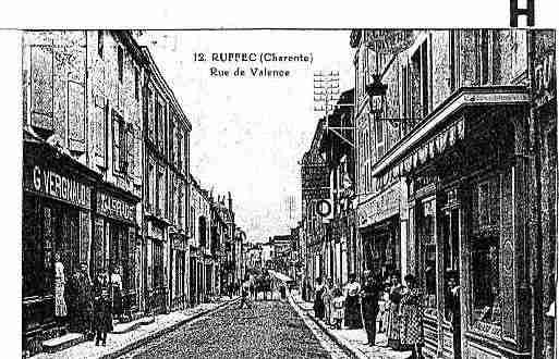 Ville de RUFFEC Carte postale ancienne