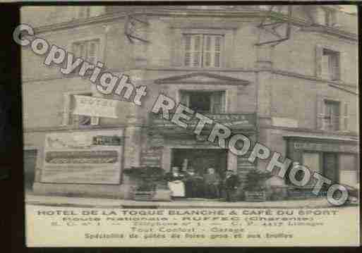 Ville de RUFFEC Carte postale ancienne