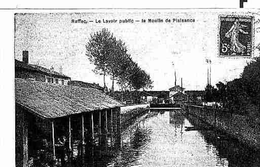 Ville de RUFFEC Carte postale ancienne