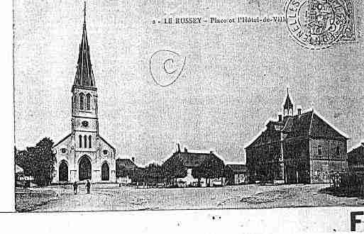 Ville de RUSSEY(LE) Carte postale ancienne