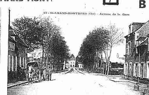 Ville de SAINTAMANDMONTROND Carte postale ancienne