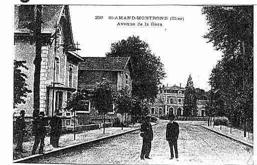 Ville de SAINTAMANDMONTROND Carte postale ancienne