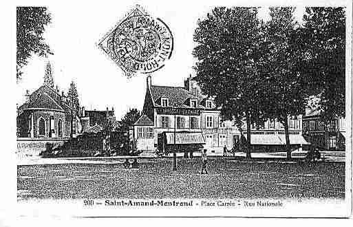 Ville de SAINTAMANDMONTROND Carte postale ancienne