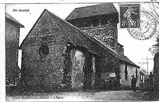 Ville de SAINTBONNETDESALERS Carte postale ancienne