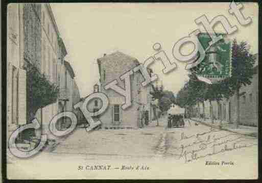 Ville de SAINTCANNAT Carte postale ancienne