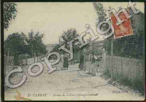 Ville de SAINTCANNAT Carte postale ancienne