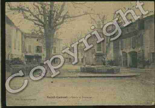 Ville de SAINTCANNAT Carte postale ancienne