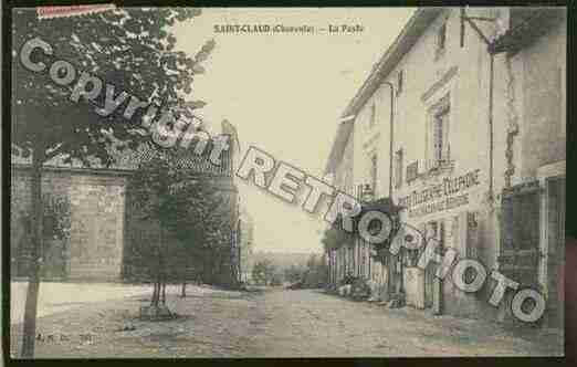 Ville de SAINTCLAUD Carte postale ancienne