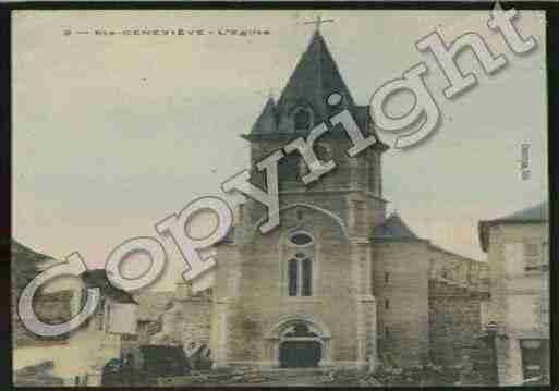 Ville de SAINTEGENEVIEVE Carte postale ancienne