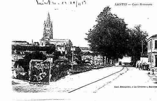 Ville de SAINTES Carte postale ancienne