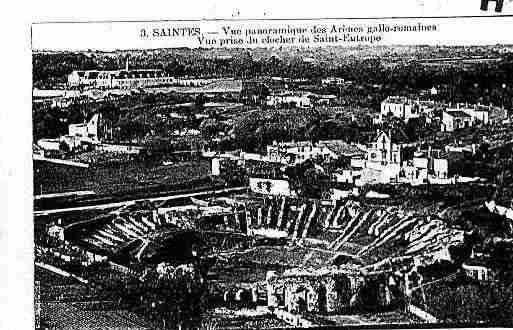 Ville de SAINTES Carte postale ancienne